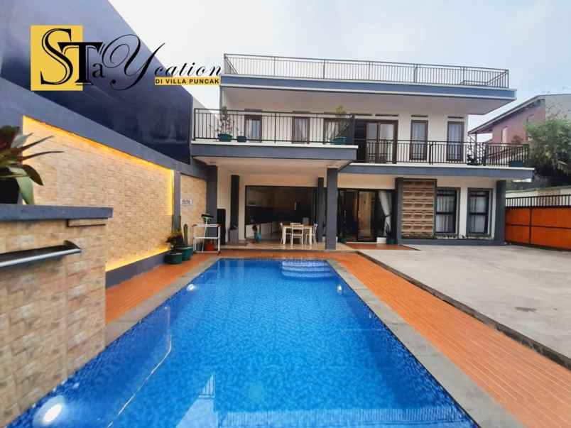 villa oscar family cisarua puncak murah
