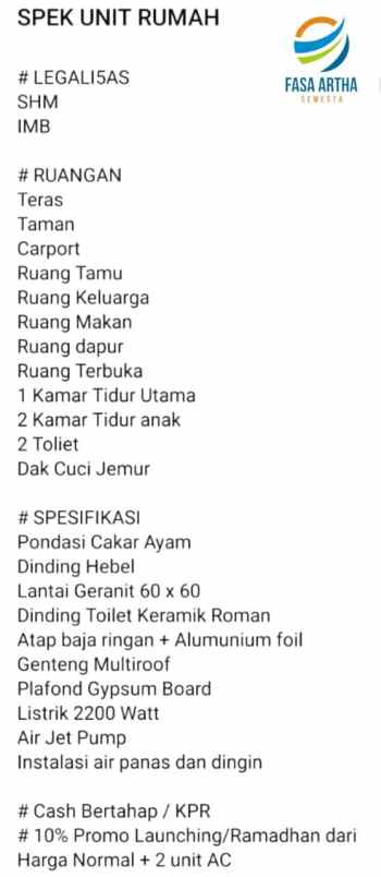 cluster mewah termurah di ciracas jakarta timur