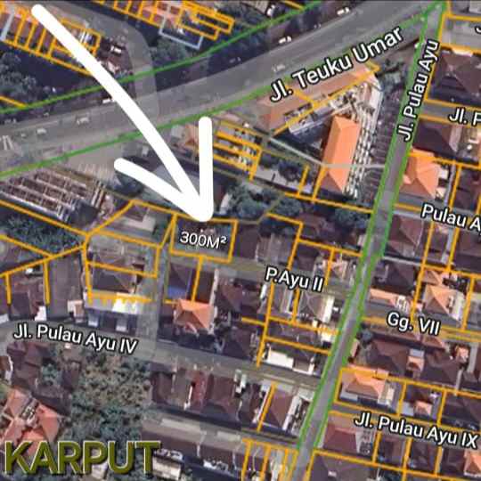 dijual 3 are jl pulau ayu teuku umar denpasar