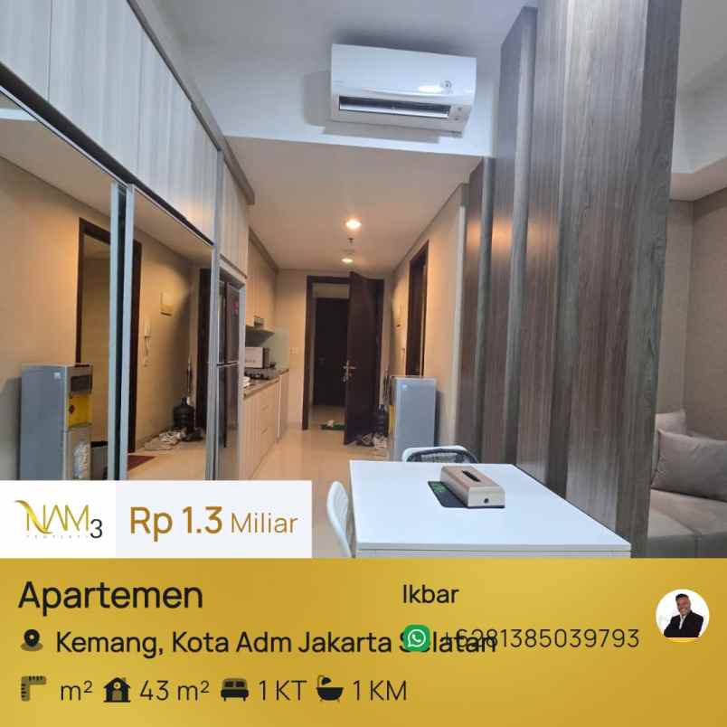 dijual apartemen full furnished jakarta selatan