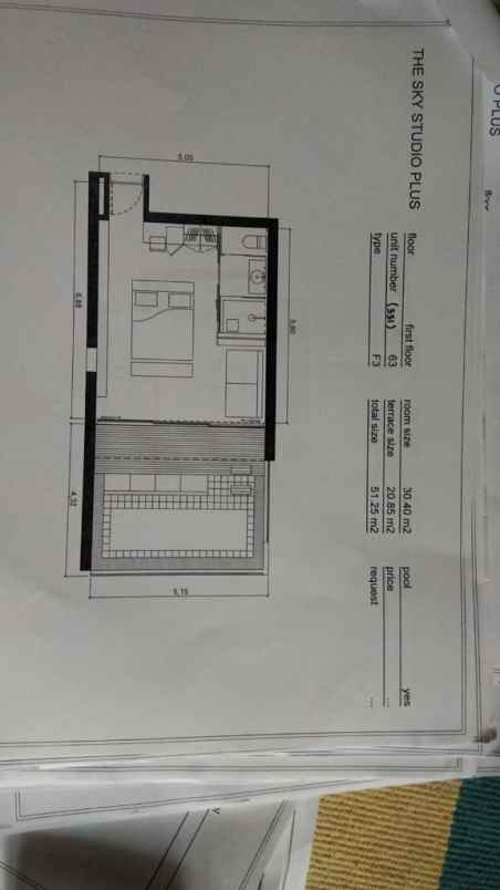 dijual apartemen the tamora canggu