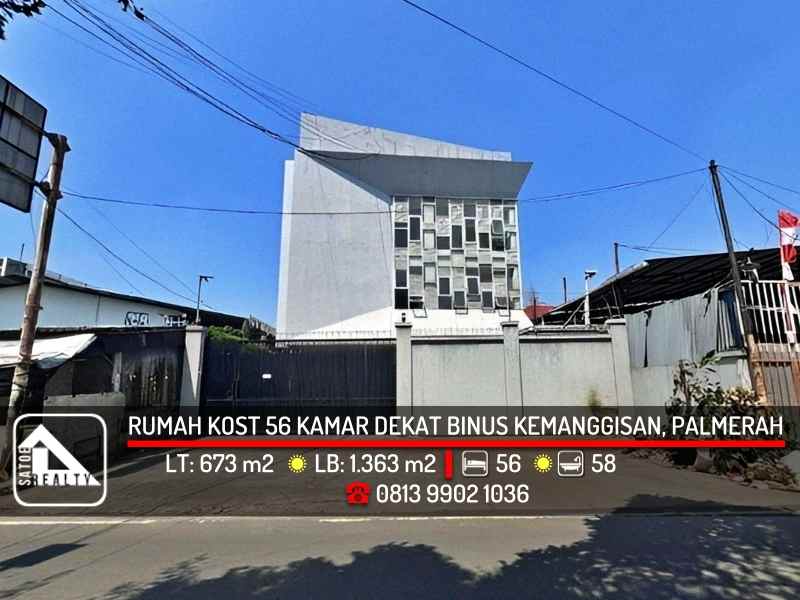 dijual kost kemanggisan palmerah
