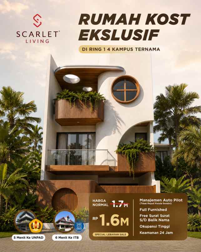 dijual kost komplek caringin regency 2