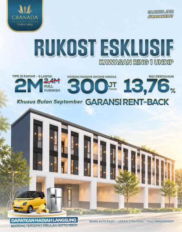 dijual kost tembalang