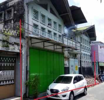 dijual ruko gudang 2 unit di pasar kliwon surakarta