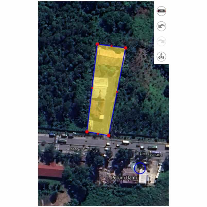 dijual ruko gudang kantor jalan kapten pattimura