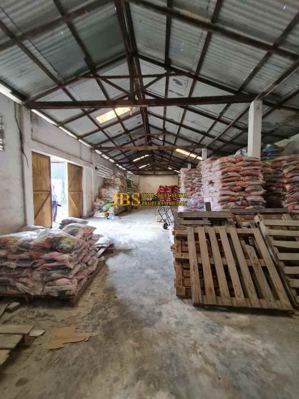 dijual ruko gudang kantor jalan medan binjai km 13 5