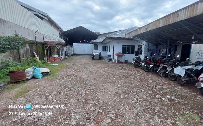 dijual ruko gudang kantor jalan raya dadap kosambi