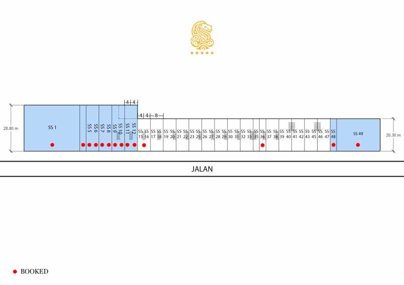 dijual ruko gudang kantor ss polonia classic modern