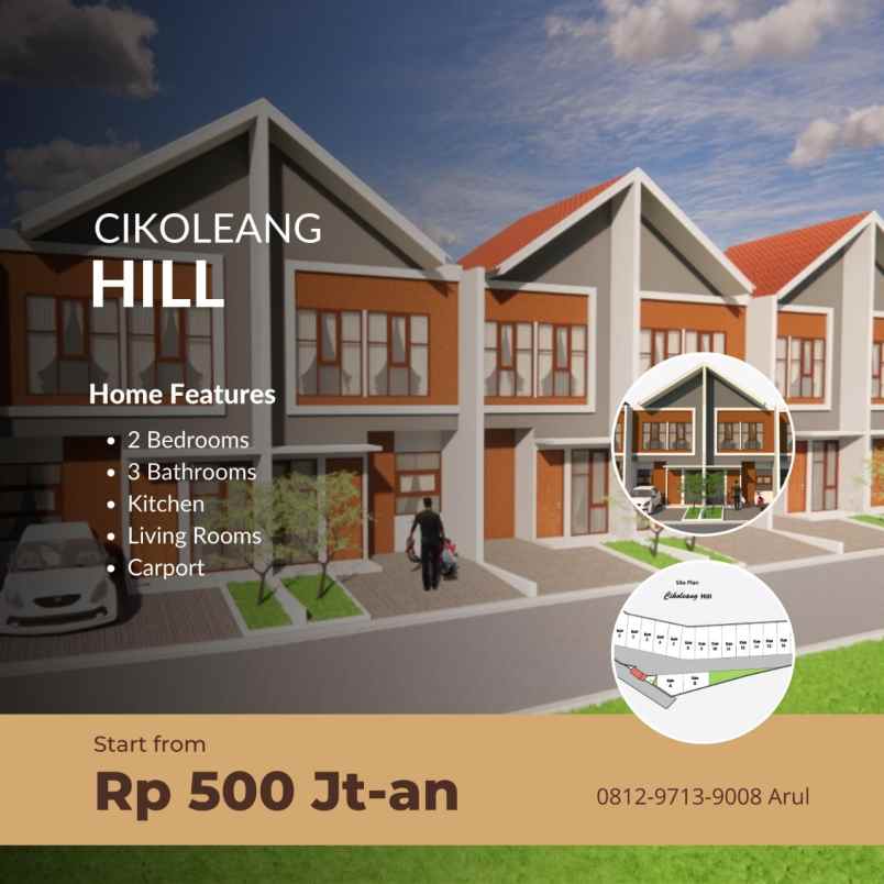 dijual rumah cikoleang hill sukamulya