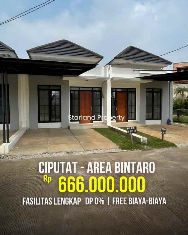 dijual rumah ciputat