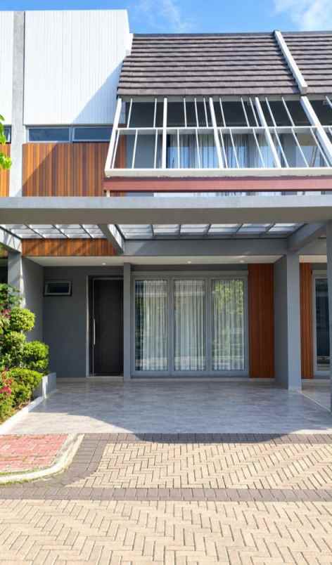 dijual rumah cluster asera nishi