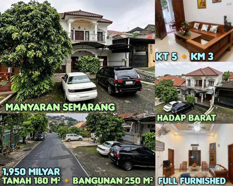 dijual rumah di manyaran semarang