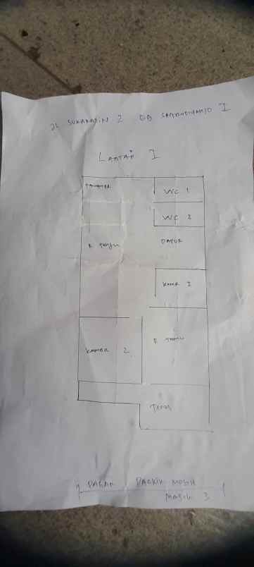 dijual rumah di tengah kota bandung