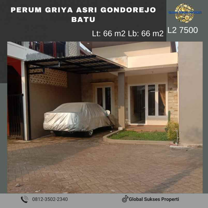 dijual rumah gondorejo batu