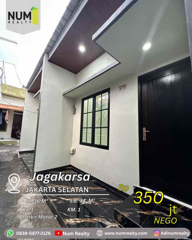 dijual rumah jagakarsa