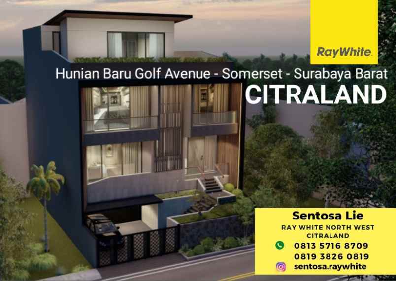dijual rumah jalan golf avenue