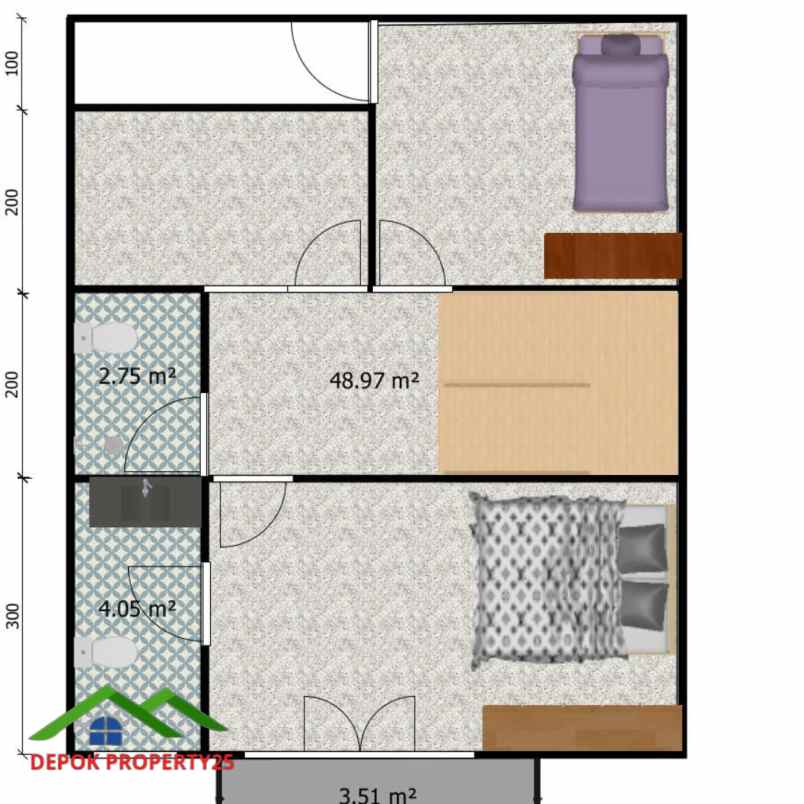 dijual rumah jalan kahfi 1 jagakarsa