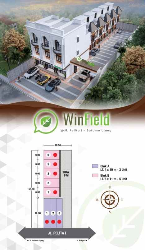 dijual rumah jalan pelita 1 sutomo