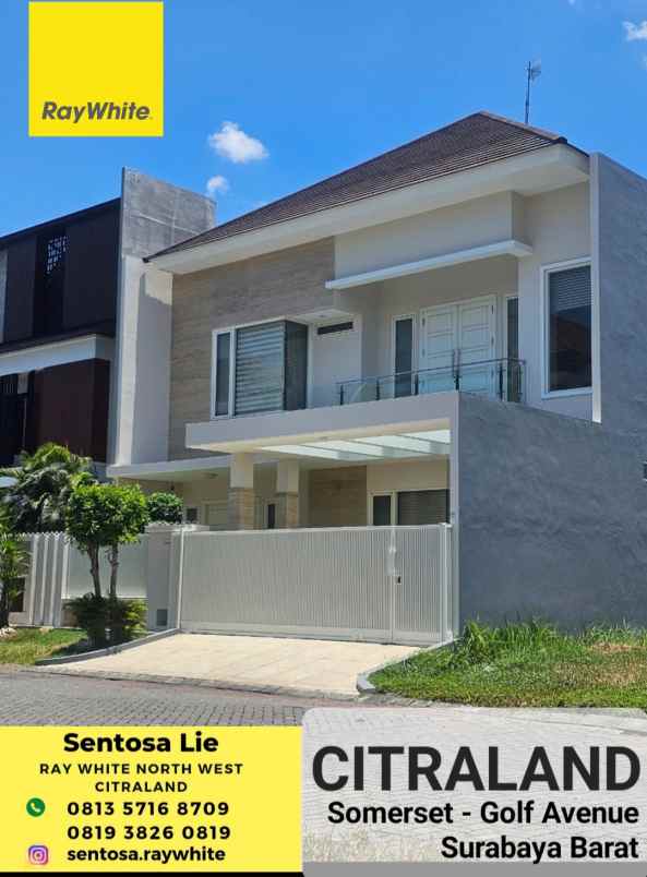 dijual rumah jalan somerset