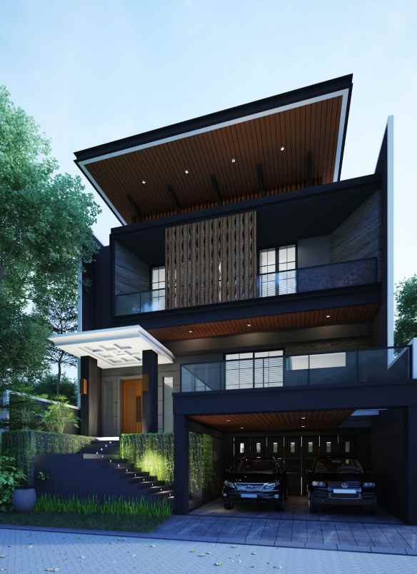 dijual rumah jalan waterfront