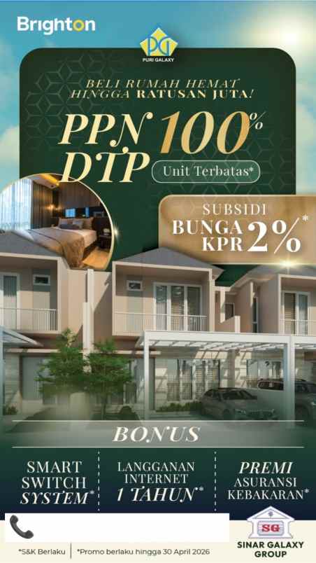 dijual rumah jasmine courts puri galaxy