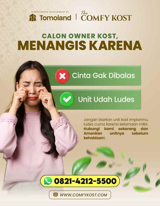 dijual rumah jl chili joyogrand blok