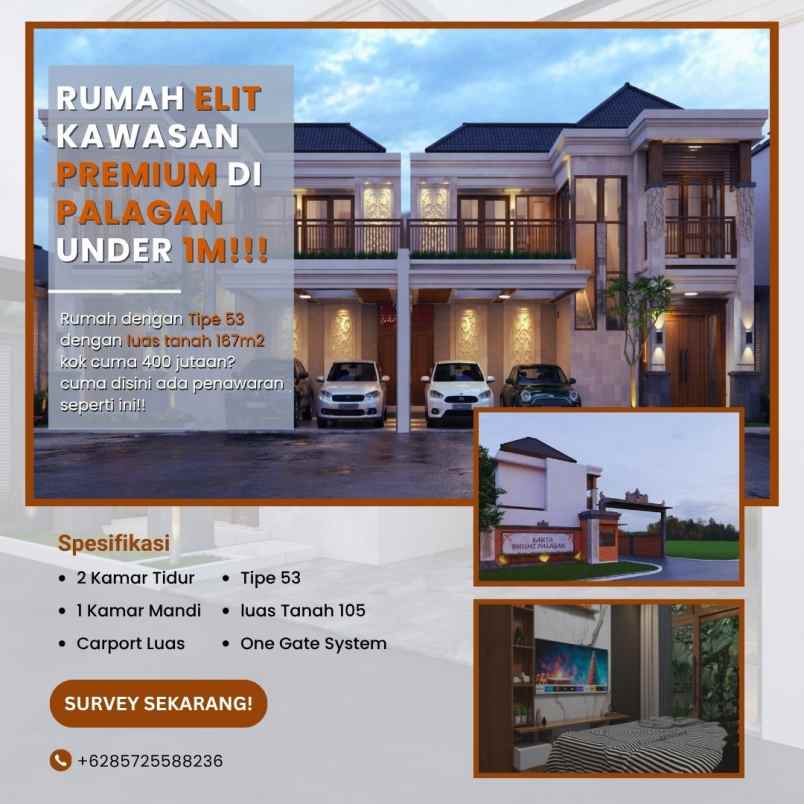 dijual rumah jl kesatuan no 7 plumbon