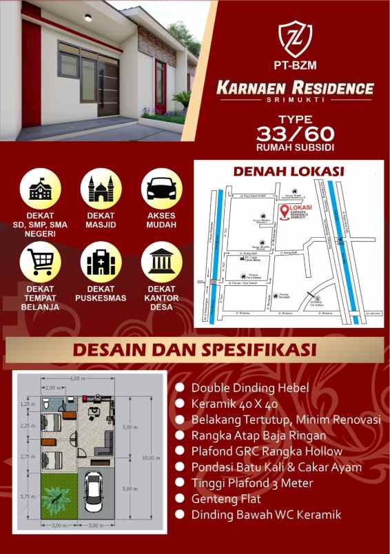 dijual rumah jl mohamad tohir