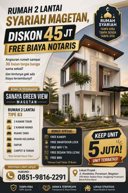 dijual rumah lokasi proyek jl kendedes