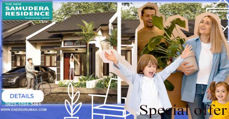 dijual rumah perumahan samudera