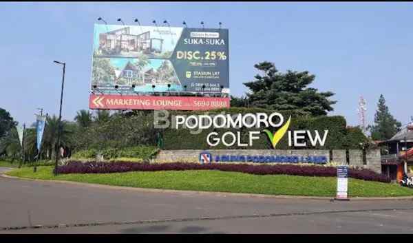 dijual rumah podomoro golf view gunung