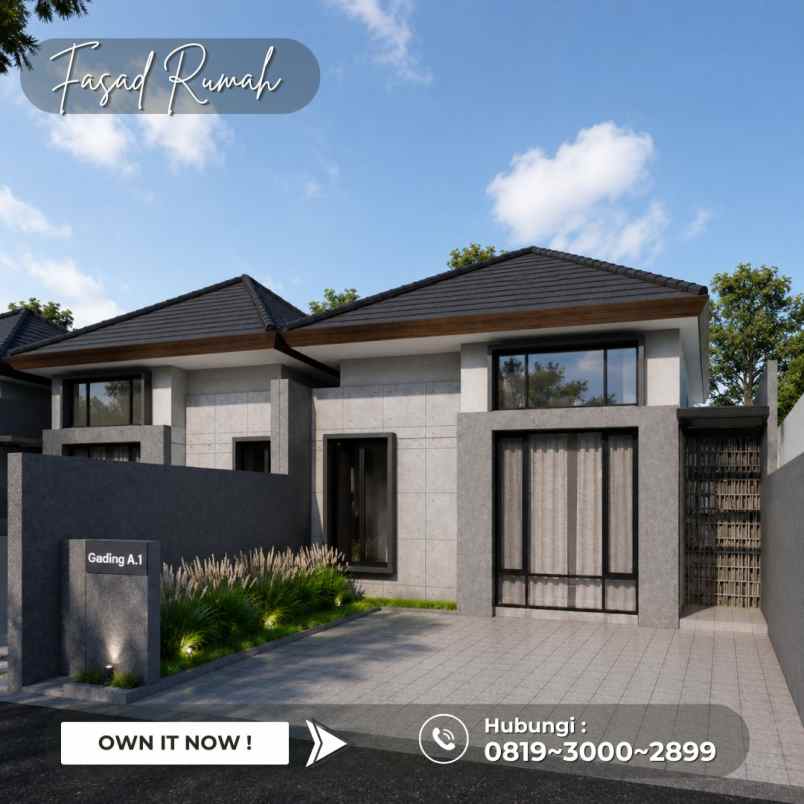 dijual rumah rumah gading residen