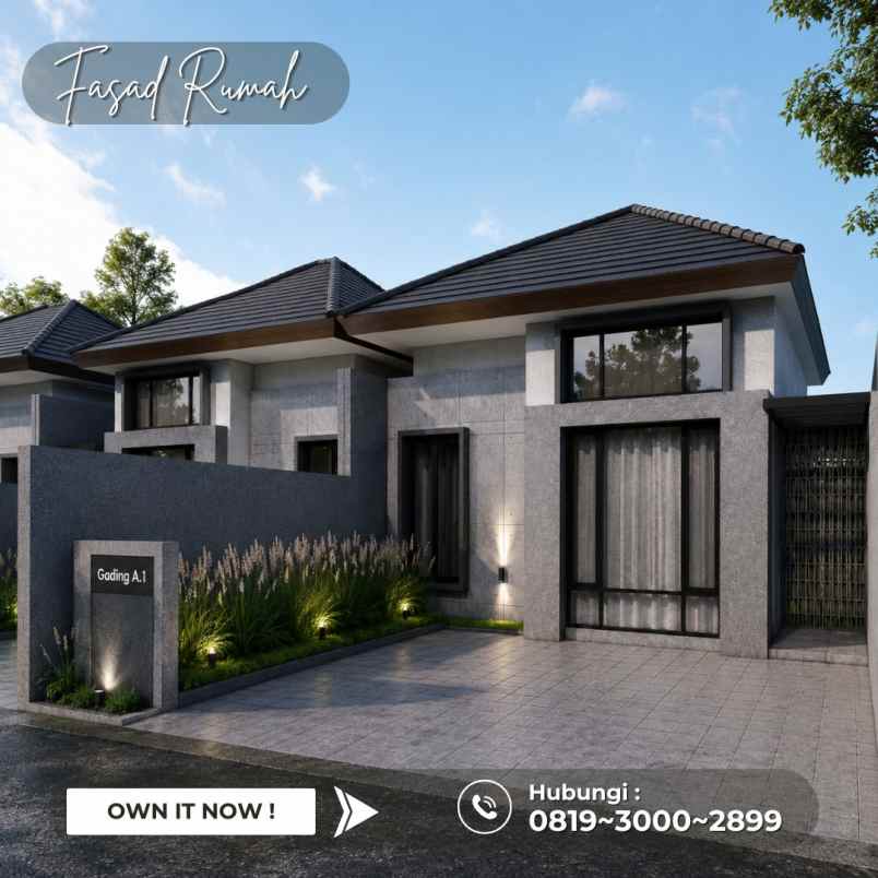 dijual rumah rumah gading residen