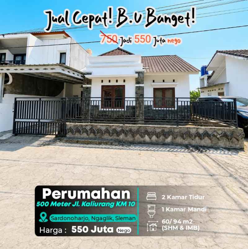 dijual rumah sardonoharjo