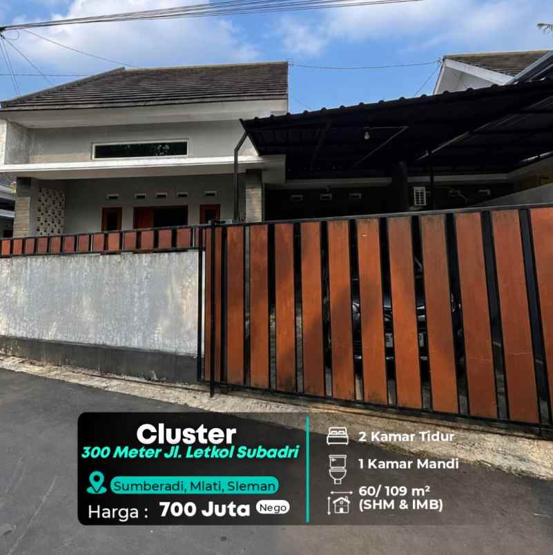 dijual rumah sleman