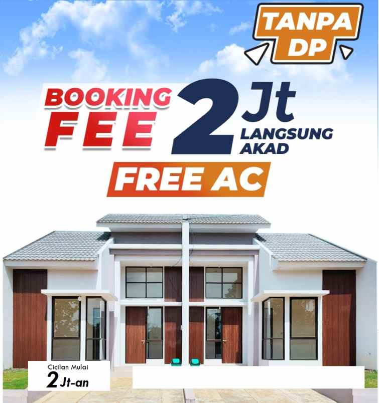 dijual rumah waru parung kabupaten bogor