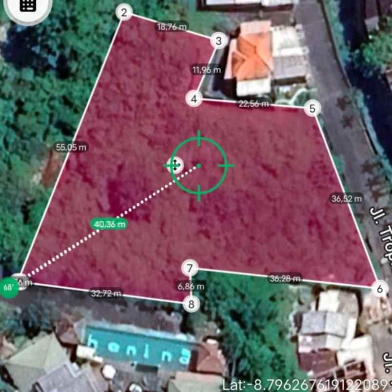 dijual tanah belakang klub jimbaran