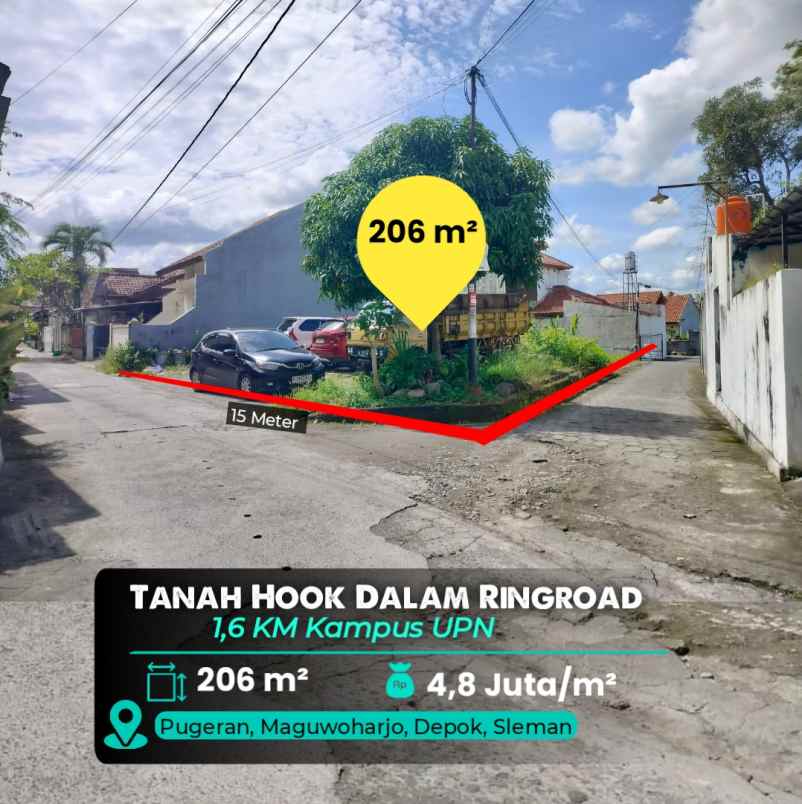 dijual tanah dalam ring road