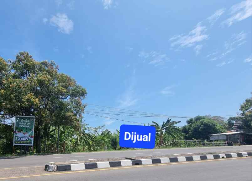 dijual tanah di jalan utama lohbener indramayu
