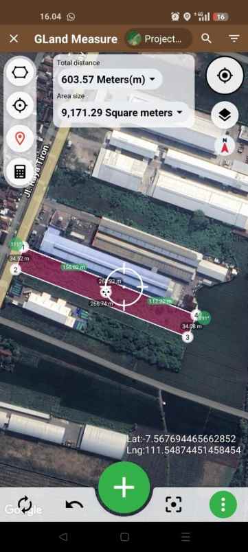 dijual tanah di madiun