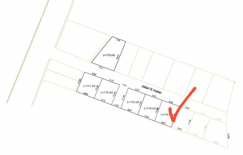 dijual tanah griya taman asri