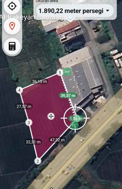 dijual tanah jalan lingkar tanjungpura