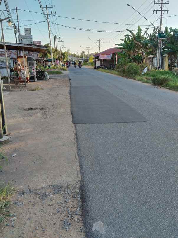 dijual tanah jalan perdamai kubu raya