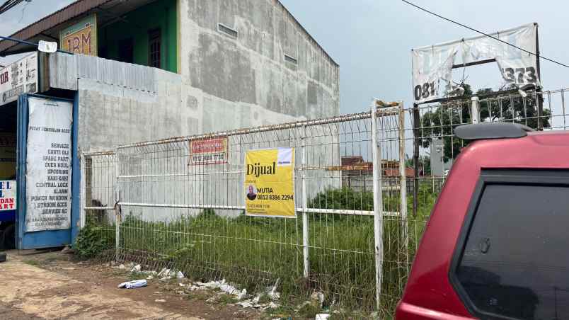 dijual tanah jalan raya kosambi