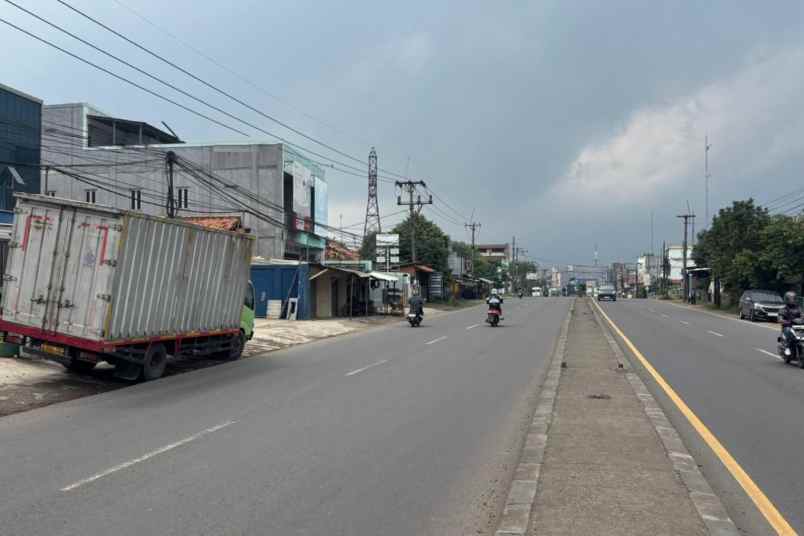 dijual tanah jalan raya kosambi klari