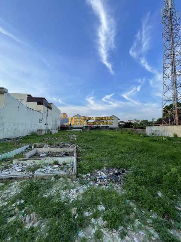 dijual tanah jalan sei brantas dekat jl