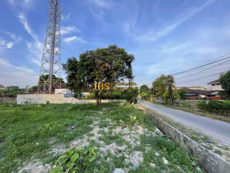 dijual tanah jalan sei brantas dekat jl
