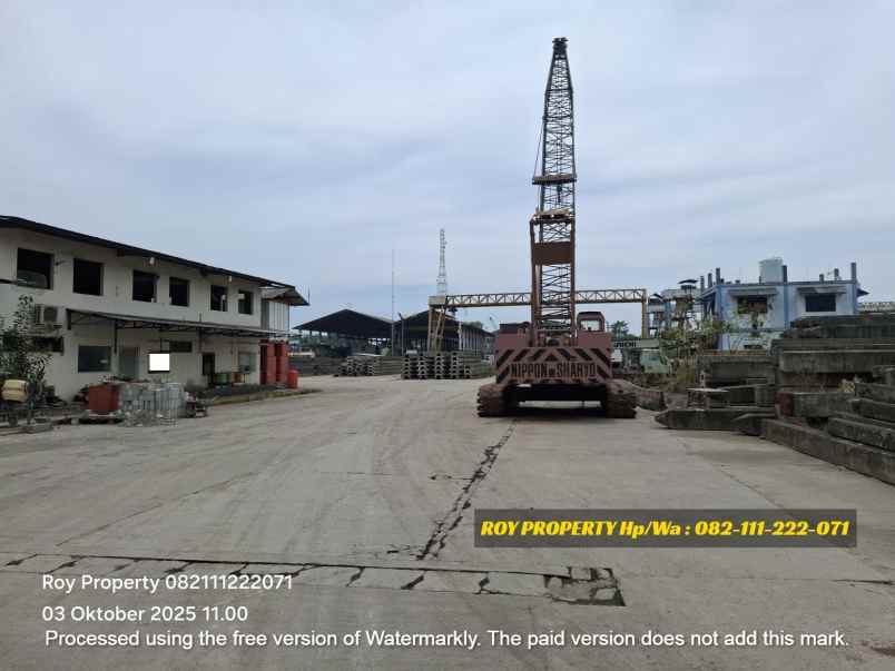 dijual tanah jl raya cakung cilincing