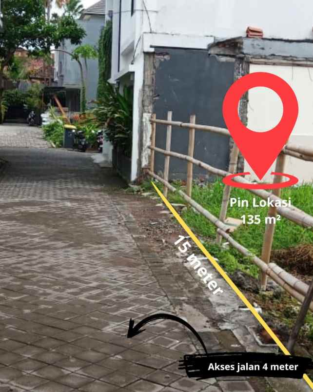 dijual tanah jl tegal cupek